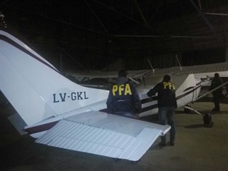 Esta es la aeronave secuestrada en la provincia. (Foto: Ministerio de Seguridad de la Nación)
