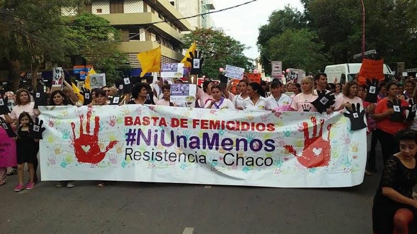 El sábado, volverán a pedir por el fin de los femicidios. (Foto: Diario Chaco)