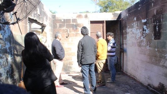 "La casa donde comenzó el incendio estaba abandonada ", aseguró Ramón Acosta.