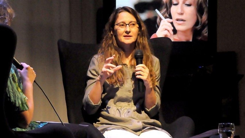 La cineasta argentina presente en un festival de cine correntino.