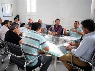 La reunión realizada ayer entre el Sindicato y Coqui.