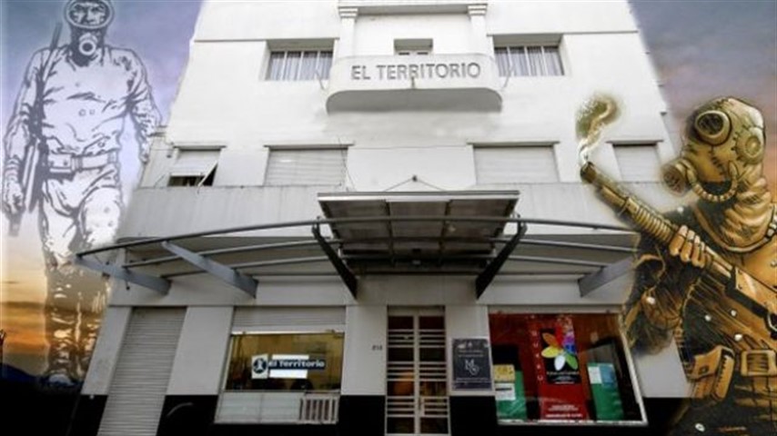 El Museo funciona donde fue el edificio del diario El Territorio. 