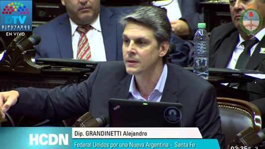 Grandinetti: "Nosotros tenemos una visión diferente al Gobierno".