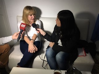 Aída fue entrevistada por Radio Libertad. 