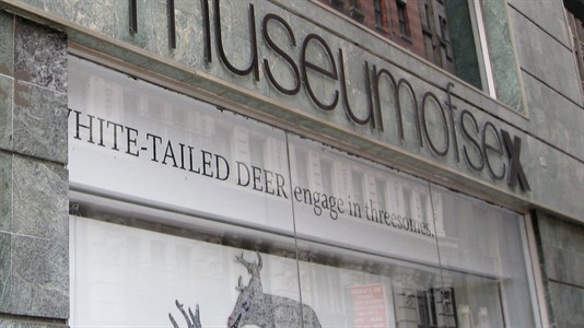 El Museo del sexo de New York fue abierto al público en el año 2002.