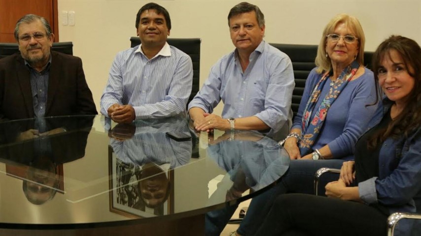 Los candidatos a diputados nacionales por el Frente Chaco Merece Más.