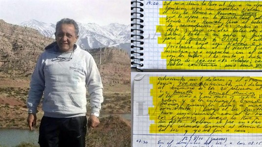 Oscar Centeno, chofer de Roberto Baratta, fue quien escribió los cuadernos sobre los sobornos. (Foto: TN)