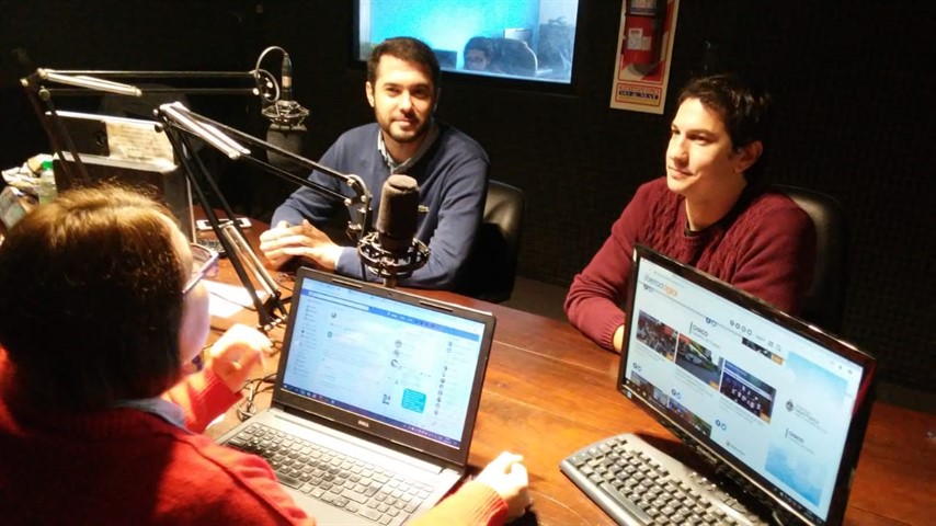 Arévalo y Benítez Molas fueron entrevistados por Andrea Bennet. (Foto: gentileza Jorge Tello)