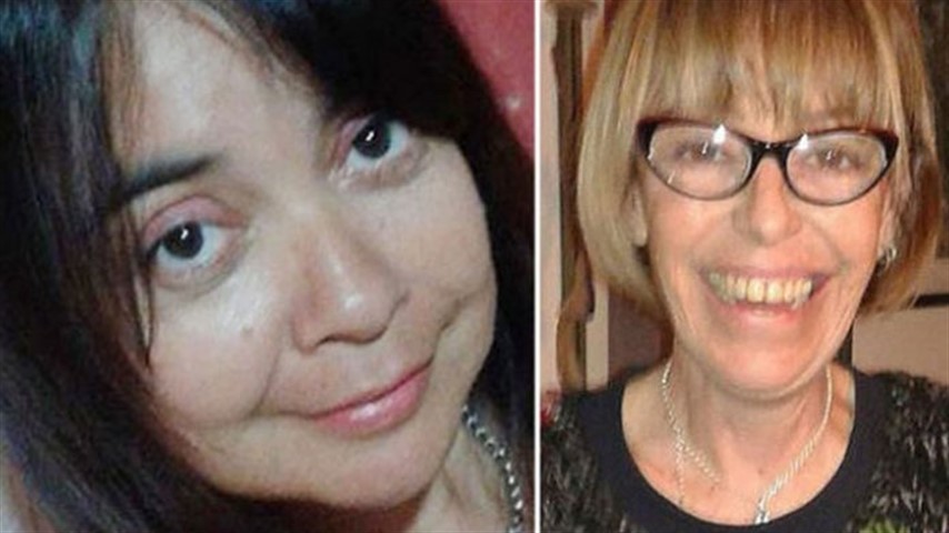 La docente, Luisa Romero (izquierda) murió tras sufrir una hemorragia derivada de un aborto realizado por la médica, Andrea Angerolo (derecha).