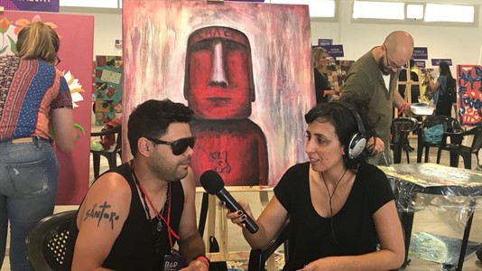 Otro de los artistas entrevistado por Radio Libertad.