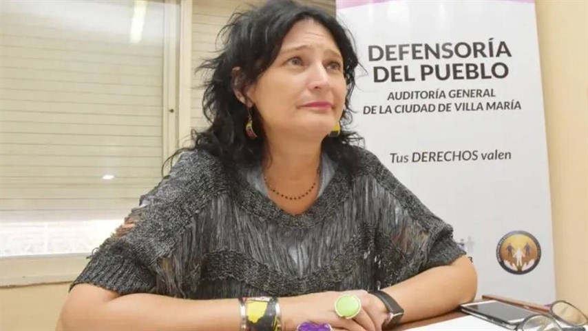 La titular de la Defensoría del Pueblo de Villa María, Alicia Peressutti