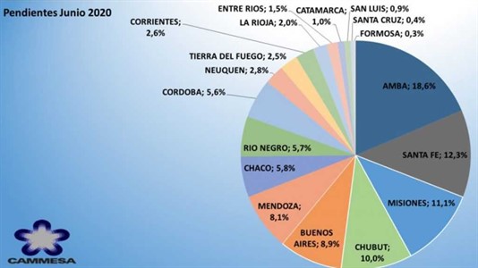 Los porcentajes de deuda que acumulan las distintas distribuidoras del país con Cammesa.