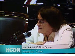 Argumedo votó en contra del proyecto que busca promulgar la Ley de Pago Soberano y Ley Cerrojo.