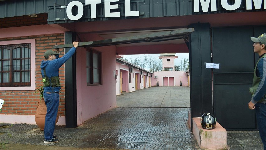 El motel que formaba parte de la red. (Foto: El Litoral)