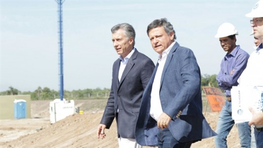 Macri y Peppo acordaron trabajar por la gobernabilidad y la paz social.