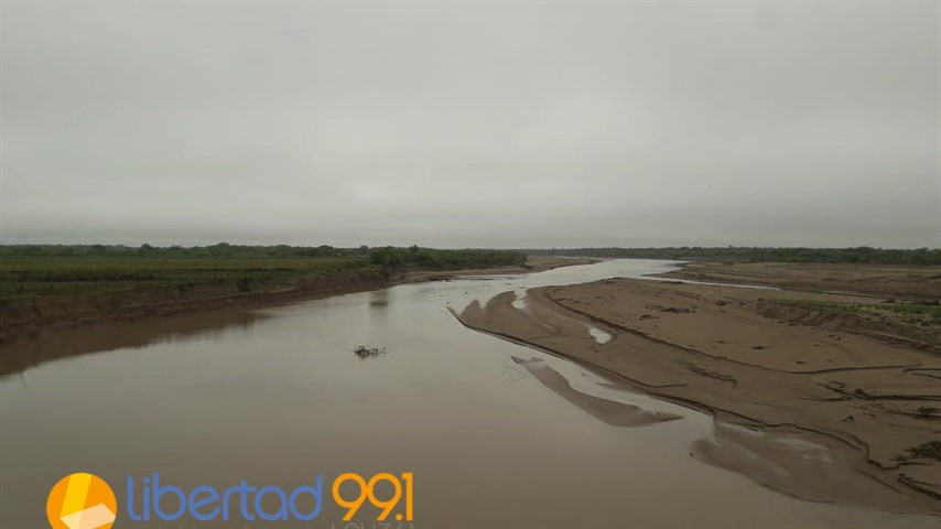 En Sameep también mostraron imágenes de las tomas en el río Paraguay y Bermejo. 