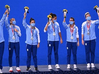 El seleccionado se colgó la medalla de plata por tercera vez en la historia olímpica. Foto: AFP 