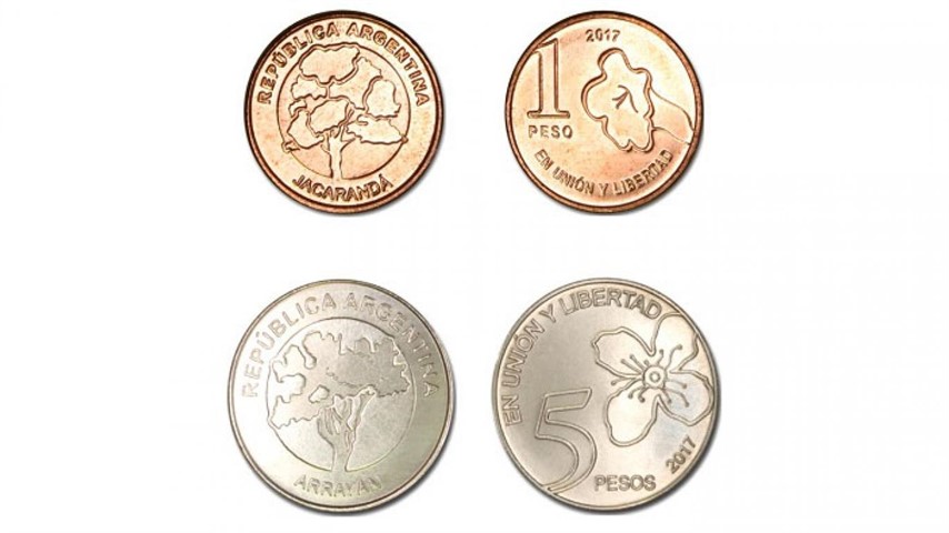 Estas son las nuevas monedas presentadas.