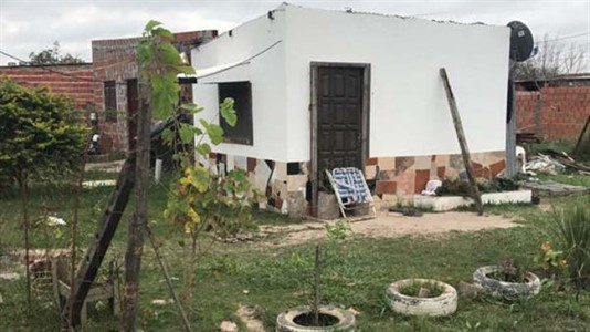 La casa donde fue encontrada sin vida Mariela Fernández. Foto: El Liberal.