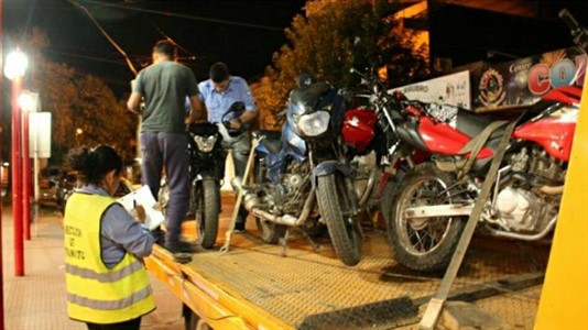 Bolatti confirmó que la mayor cantidad de secuestros de motos se da por personas que van sin cascos.